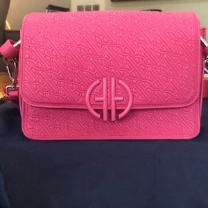 Cole Haan Quilted Logo Shoulder Bag,Fuschia, Grand Series. NWT w/ dust bag